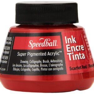Speedball Calligraphy Inks - 60 ml - Scarlet Red